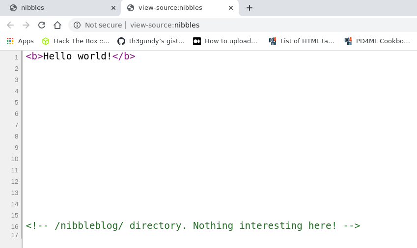 always check source code for potential comments!
